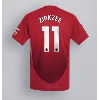 Dres Manchester United Joshua Zirkzee #11 Domaci 2024-25 Kratak Rukav